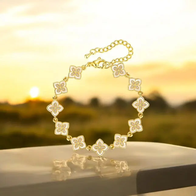 Bracelet Trèfle à quatres feuilles - Lunea