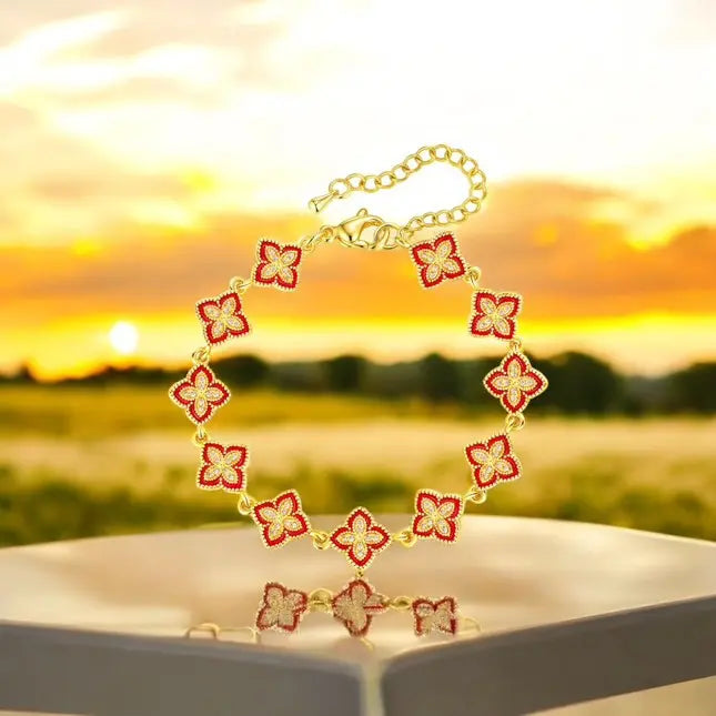 Bracelet Trèfle à quatres feuilles - Lunea