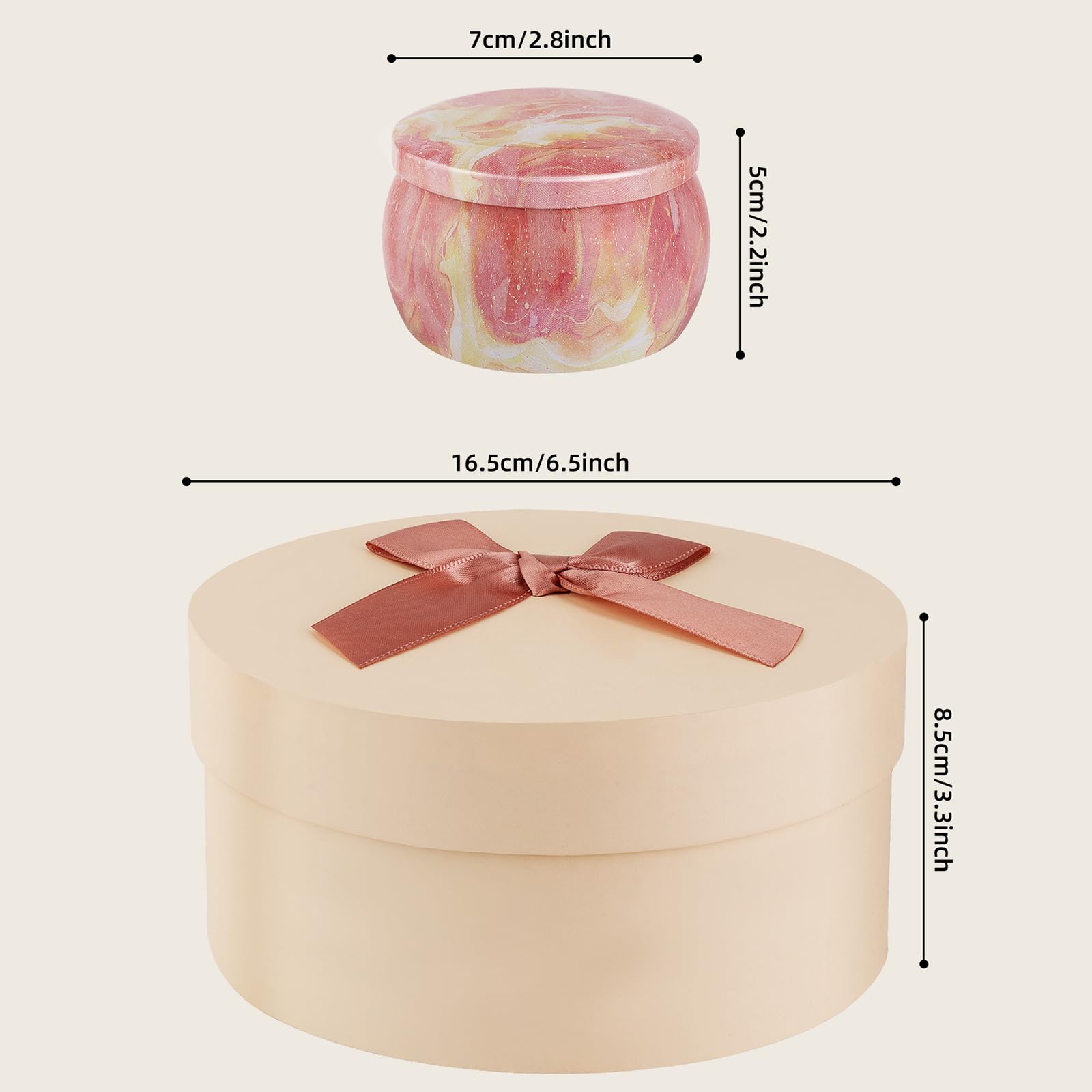 Fleur de Savon avec Coffret Bougies Parfumées - Cadeau Personnalisé pour Femme - Idéal pour Anniversaire, Fête des Mères, Saint-Valentin, Noël - Lunea
