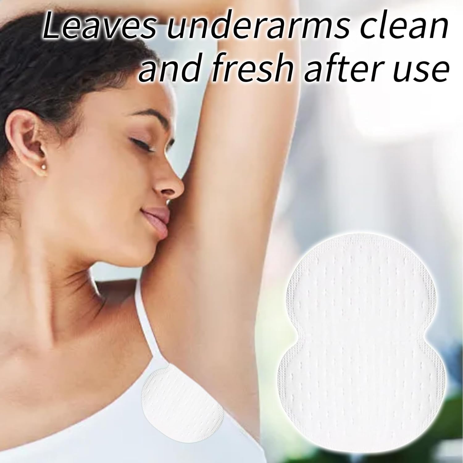 100 Pièces Patch Anti Transpiration Kit, Invisible Anti Transpirant Aisselles, Jetable Coussinet Anti Transpirant, Confortable Patch Anti Transpirant pour Femmes Hommes Lunea