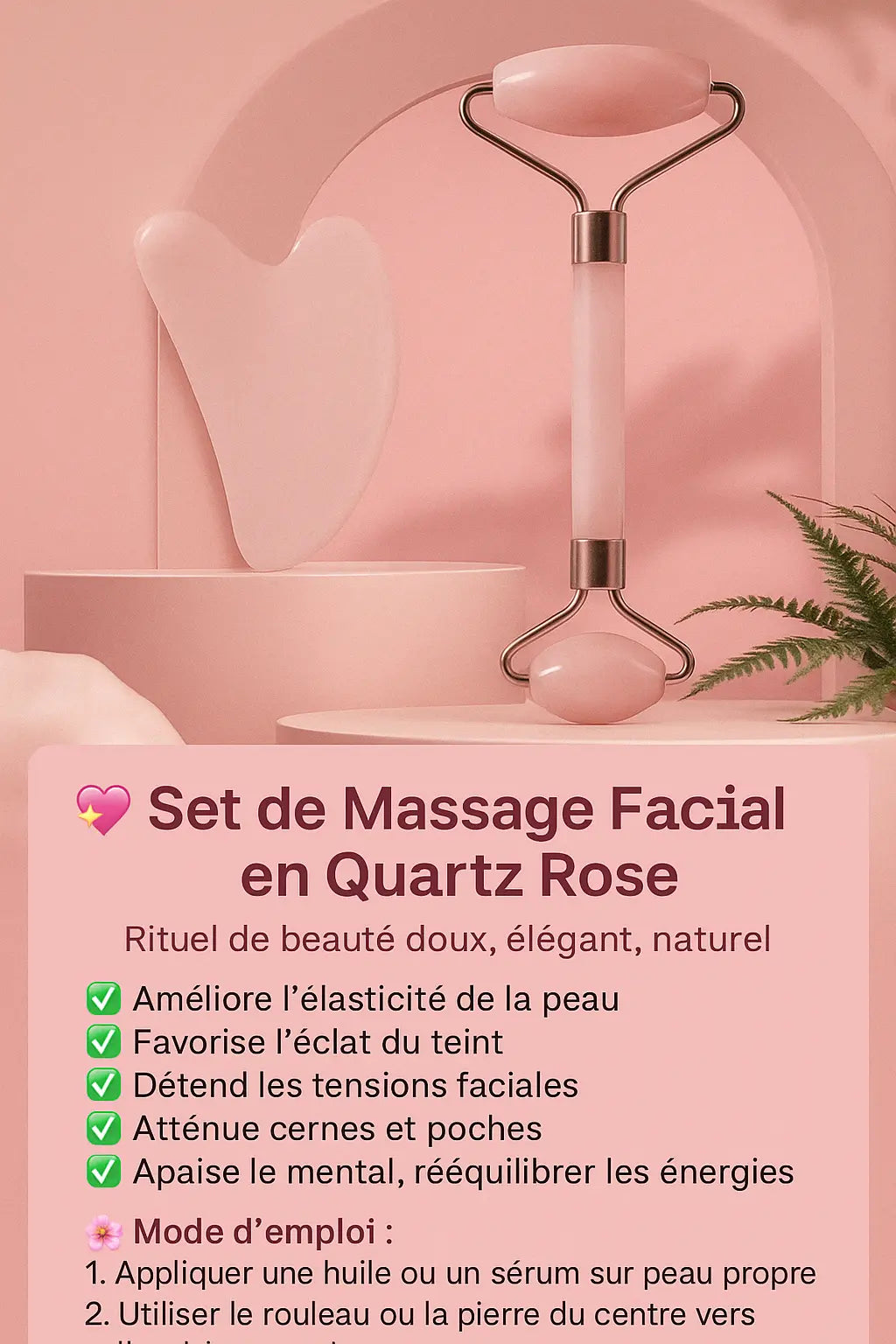 Massage facial au quartz - Lunea