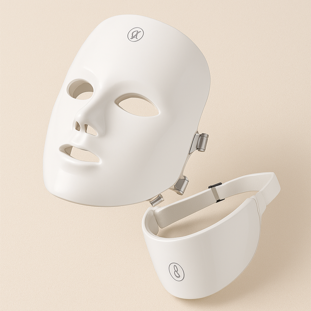 Appareil de beauté pour le visage et le cou, masseur LED pour le soin de la peau - Lunea