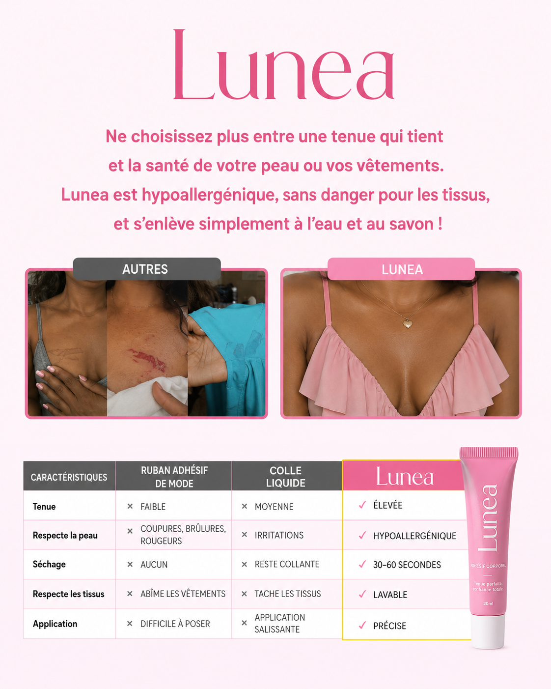 Adhésif corporel LUNEA™