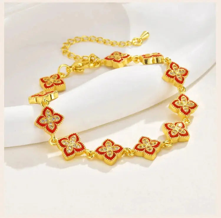 Bracelet Trèfle à quatres feuilles - Lunea